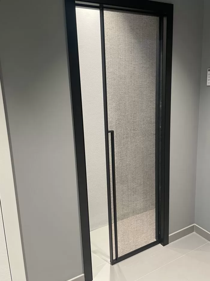 porta a scrigno con vetro